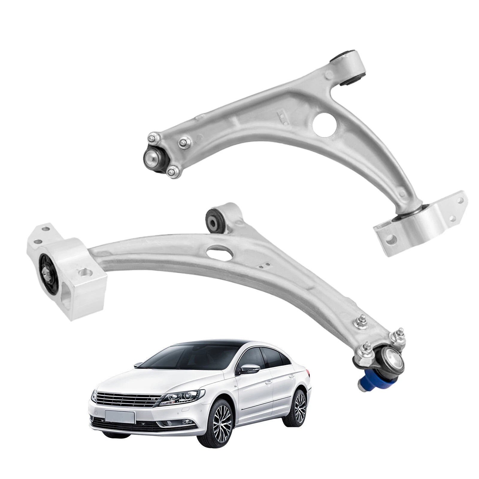2X Front Lower Control Arm Kit with Ball Joint for Volkswagen Passat (2006-2010)