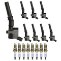 8X Ignition Coils + 8X Spark Plugs for Ford F-150 (1998–2010) DG508