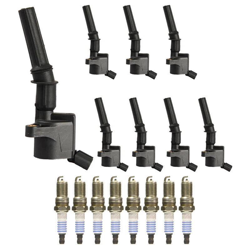8X Ignition Coils + 8X Spark Plugs for Ford F-150 (1998–2010) DG508