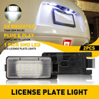 2PC White LED License Plate Light for Nissan 350Z G35 G37 Sentra 370Z GT-R