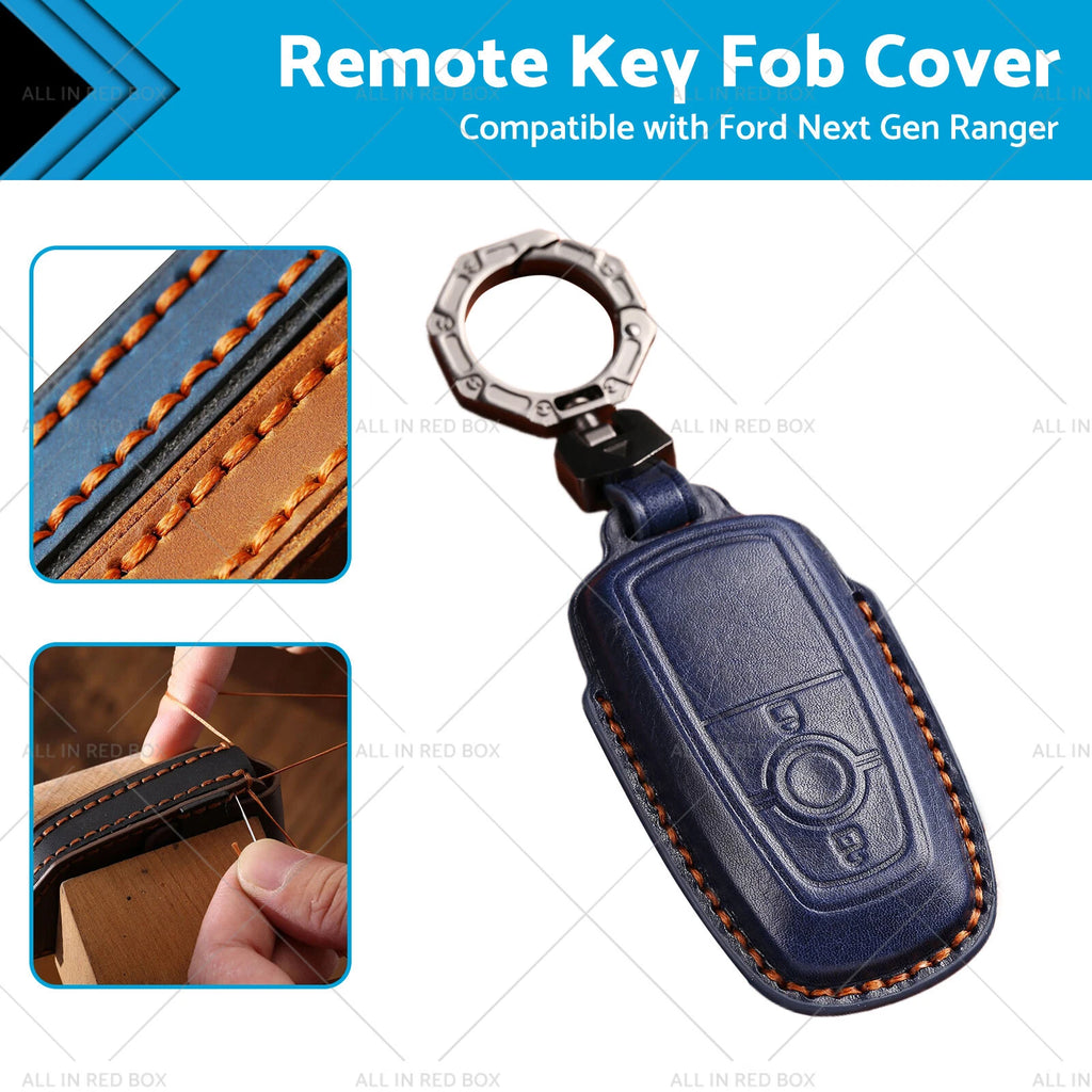 Leather Key Fob Cover for Ford Next Gen Ranger (2022–2023)