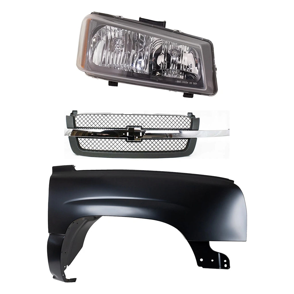 Fender Kit for Chevrolet Silverado 1500 (2003–2006) Front Right RH
