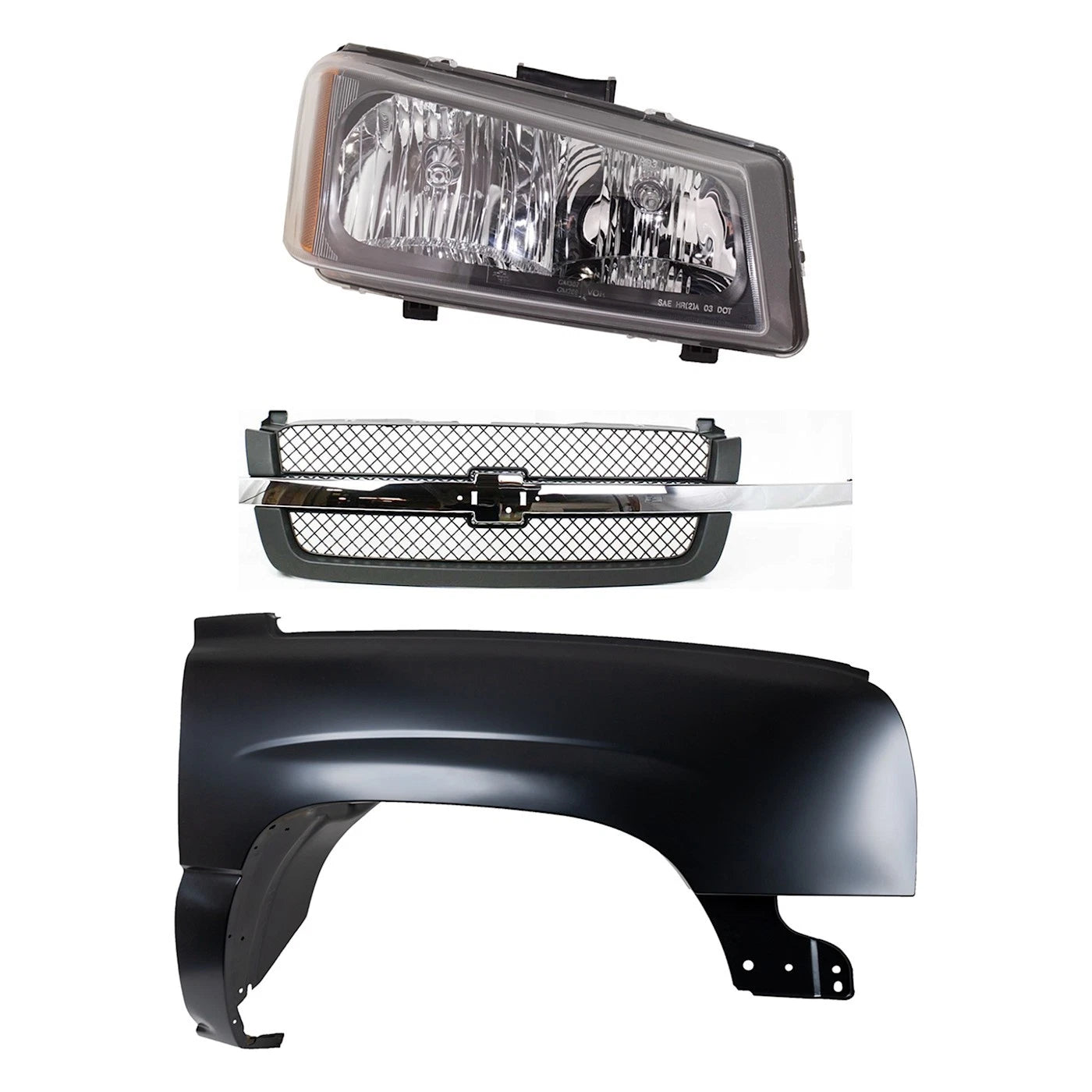 Fender Kit for Chevrolet Silverado 1500 (2003–2006) Front Right RH
