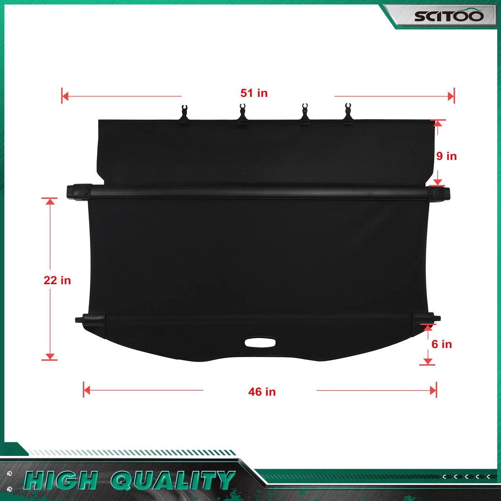 Retractable Privacy Shield Cargo Cover for Subaru Forester (2019–2024)