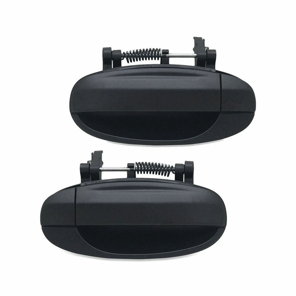 Rear Outer  LH+RH Door Handles Black for Holden Barina Hatch (2005-2011)