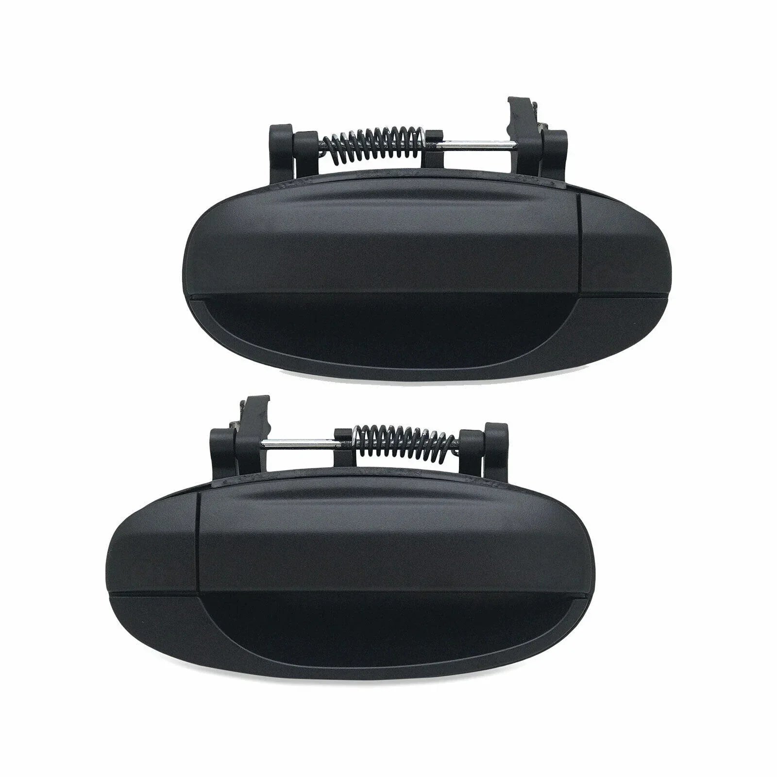 Rear Outer  LH+RH Door Handles Black for Holden Barina Hatch (2005-2011)