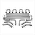 Set of 16 Exhaust Piping Kit for DIY (2.25" OD, Straight, 45 & 90 Degree)