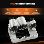 Rear Pair Brake Calipers with Bracket for Toyota RAV4 (2004-2005)