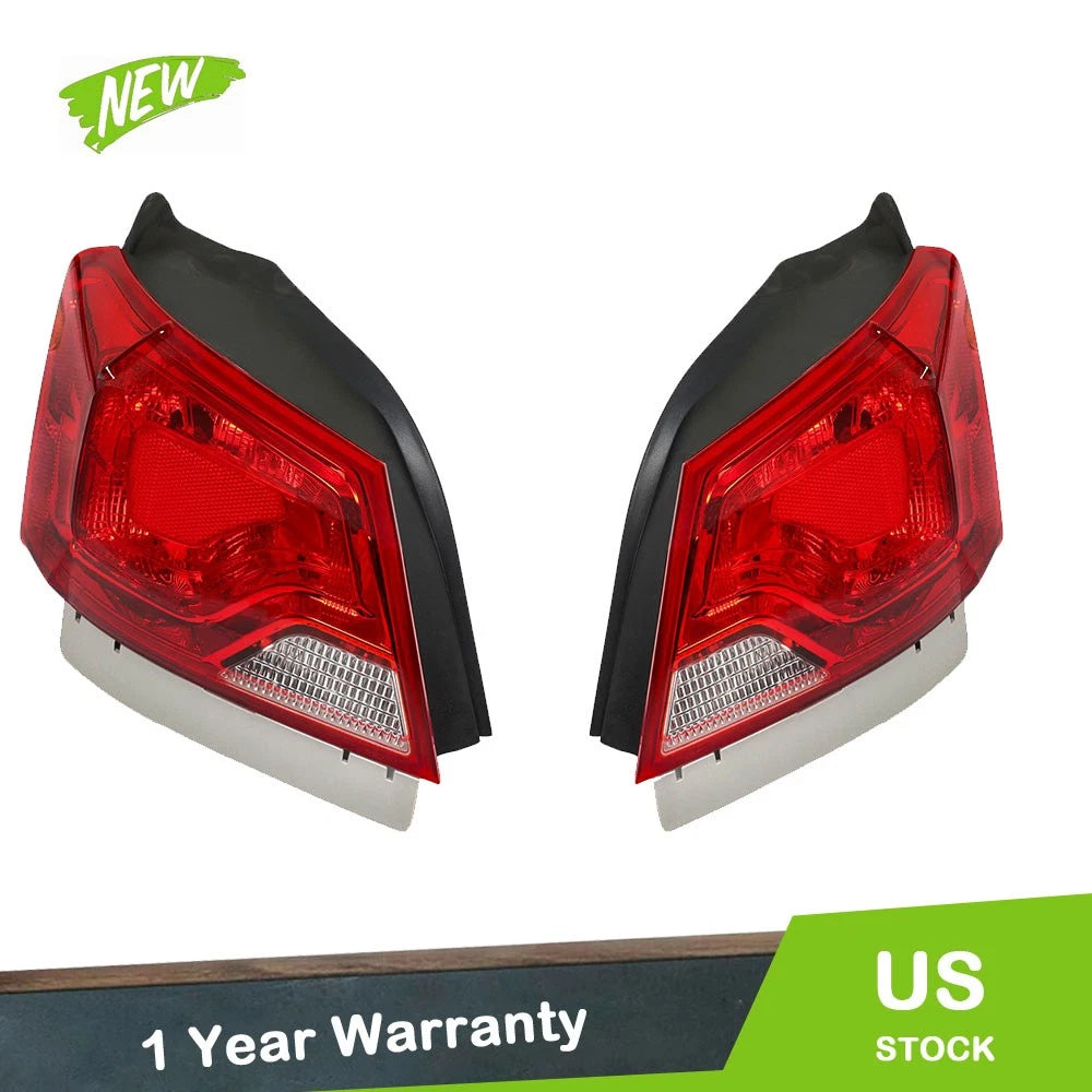 Set of 2 Halogen Lens Tail Light Assembly for Chevy Impala (2014–2020)