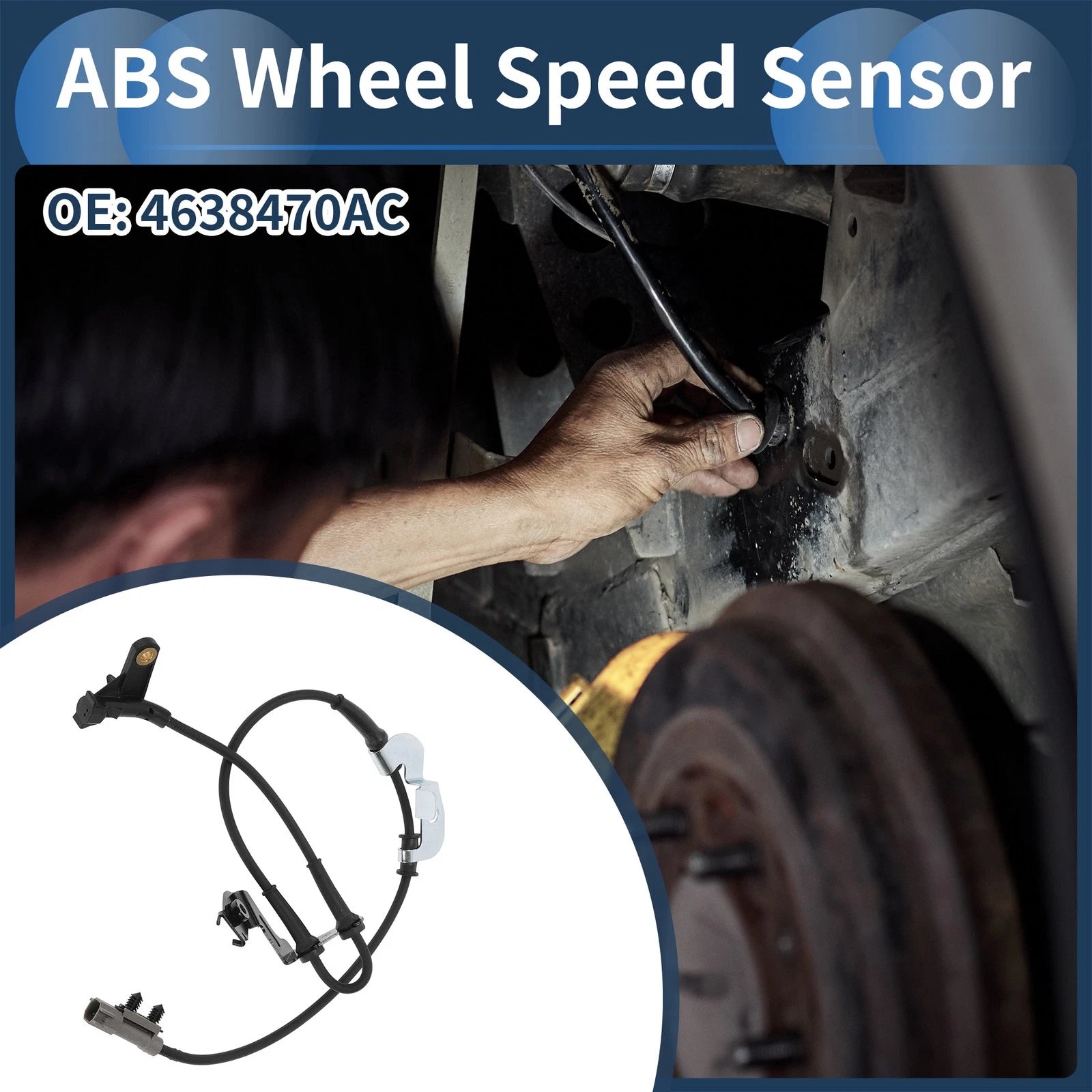 ABS Wheel Speed Sensor No. 4638470AC for Chrysler Town & Country (2011–2016)
