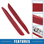 2pcs Rear Bumper Red Reflector BFF4-51-5L0A for Mazda 3 BL (2009–2013)