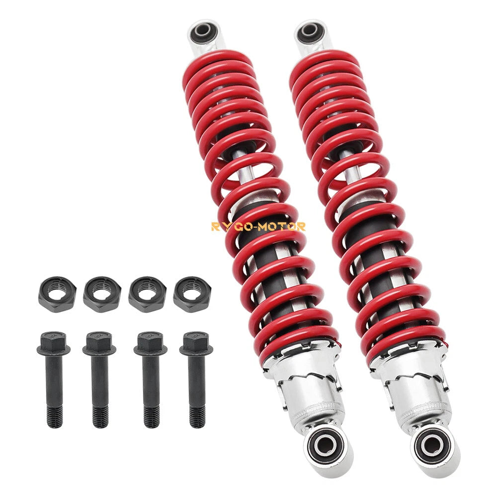 Front Shock Absorbers for Yamaha Banshee 350 YFZ350 (1987–2006) Red Spring & Bolt