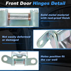Lower Door Hinge for Nissan NV 1500 2500 (2012–2021) 80401ZJ00A
