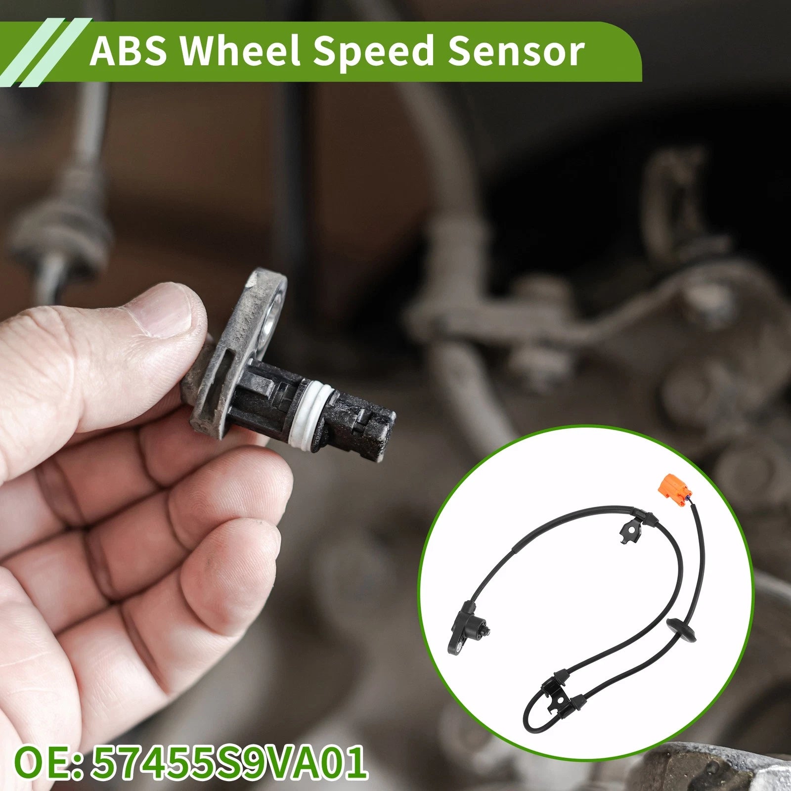 ABS Wheel Speed Sensor No. 57455S9VA01 for Honda Pilot (2006–2008)