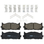 Set of 4 Disc Brake Pads for Toyota Camry (2007–2017)