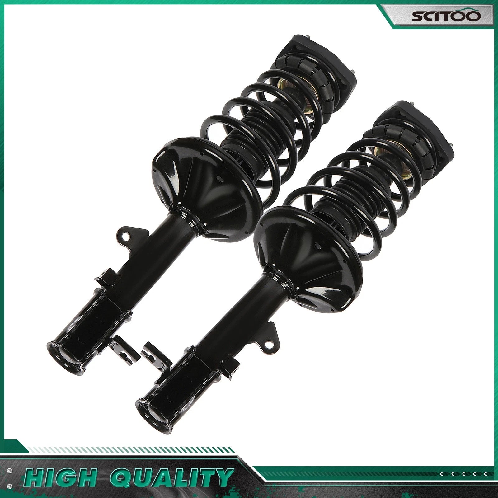 2X Complete Shocks Struts & Coil Spring Set for Hyundai Tiburon (2003–2008)