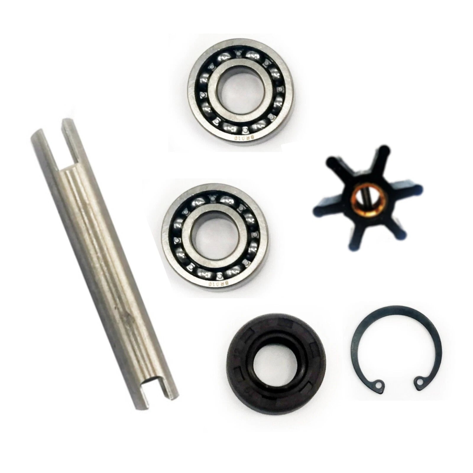 Water Pump Shaft Kit for Volvo Penta MD6 MD6A MD6B MD7 MD7A MD7B (1970–1980)