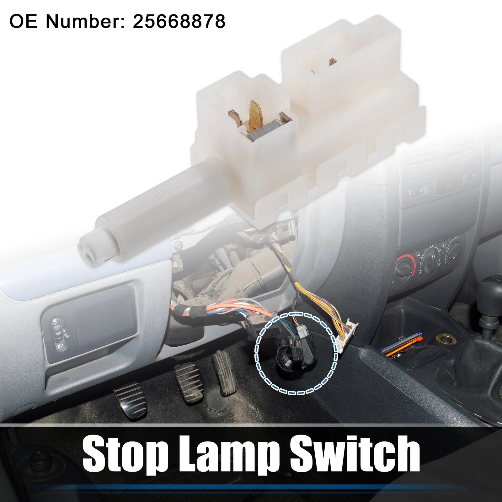 Brake Light Transmission Shift Lock Switch for Cadillac DeVille (1994–2005) No.25668878