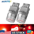2X 3157 Red LED Brake Stop Tail Parking Light Bulbs for AUXITO (Error Free)