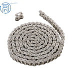 10-Foot Stainless Steel Chain with 2 Connecting Links for Automotive Use