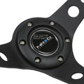 NRG 35cm 3" Deep Dish Suede Steering Wheel for Universal Fit