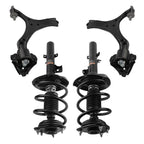 4x Front Complete Struts Control Arms for Honda Accord 2013-2017 2.4L EX EX-L