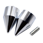 Spike Bar Ends for Kawasaki Ninja ZX6R (1995–2012), ZX900 (1994–2003), ZX10R (2006–2007) Chrome