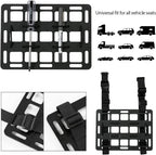 Tactical Molle Panel Headrest Gun Rack Storage for Universal Vehicle