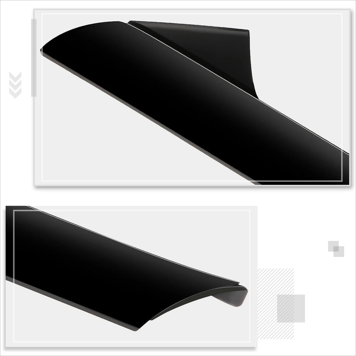 Set of 2 A-Pillar Windshield Molding Trim for Ford Explorer (2011–2019)