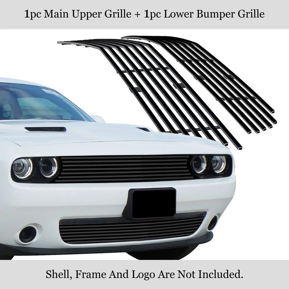 Black Billet Grille Insert for Dodge Challenger (2015-2023)