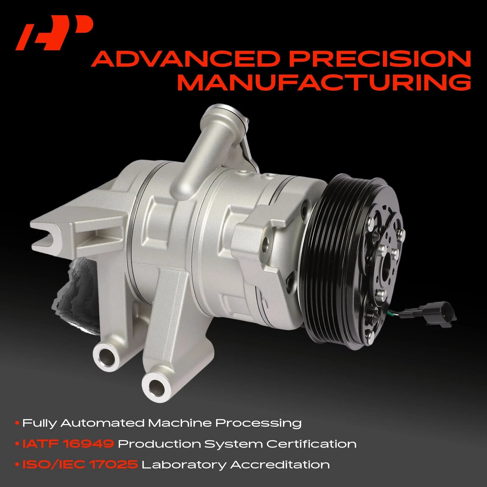 A/C Compressor with Clutch for Chevy Equinox Pontiac Torrent (2008–2009)