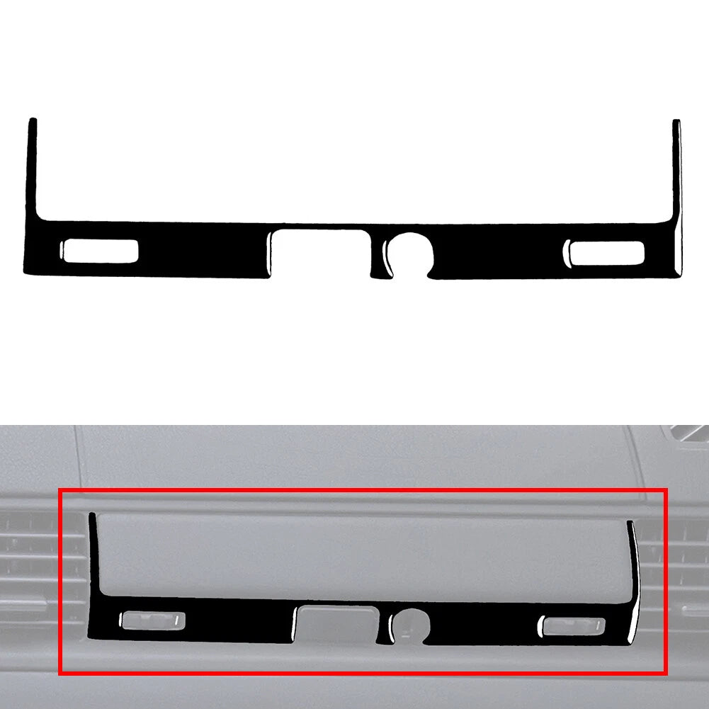 Piano Black Co-pilot Storage Box Switch Cover Trim for BMW 3 Series (1994–1996)
