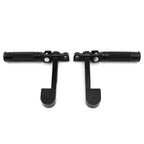 Stirrup Heel Foot Rest Pegs for Harley Sportster XL 883 1200 Softail FXWG FXR