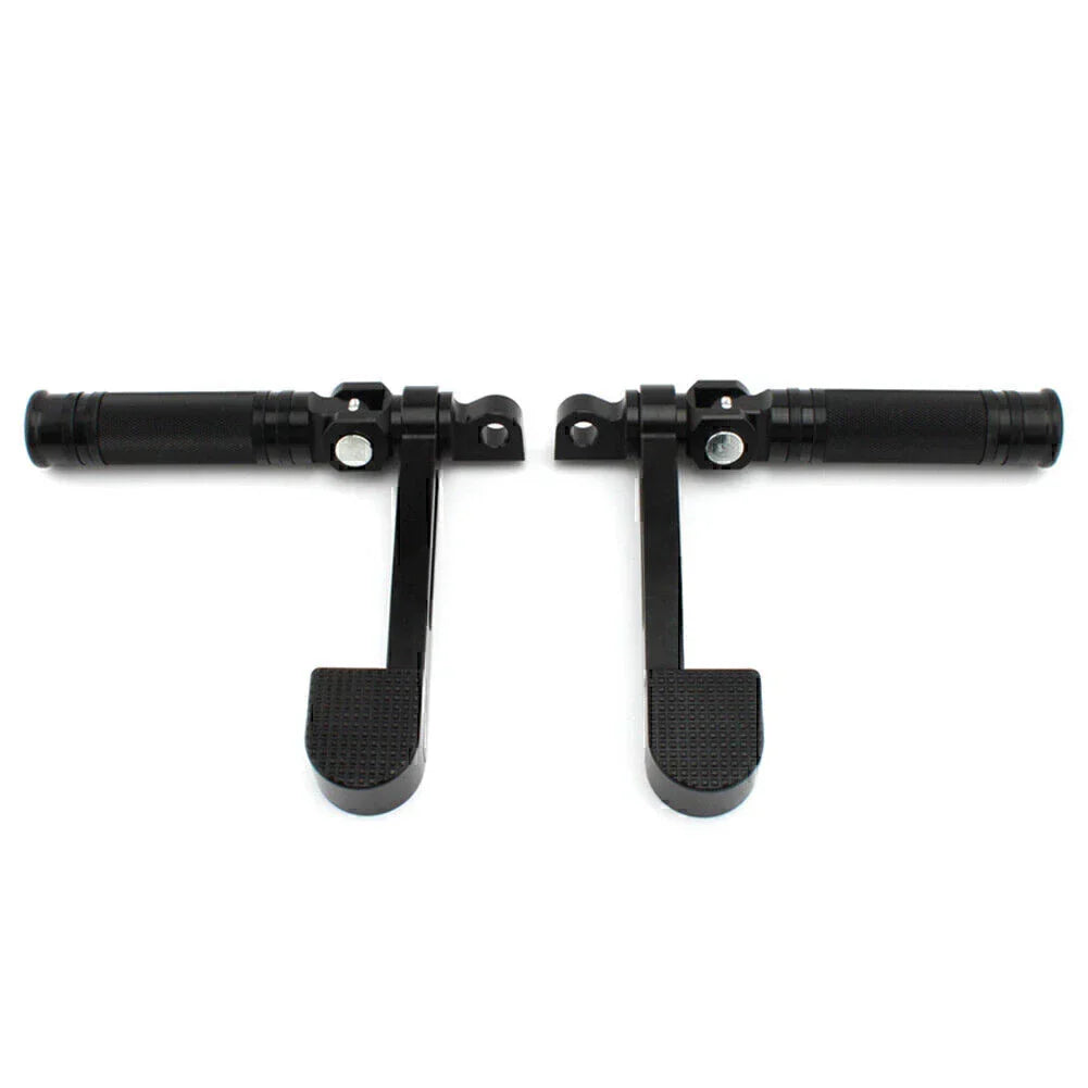 Stirrup Heel Foot Rest Pegs for Harley Sportster XL 883 1200 Softail FXWG FXR