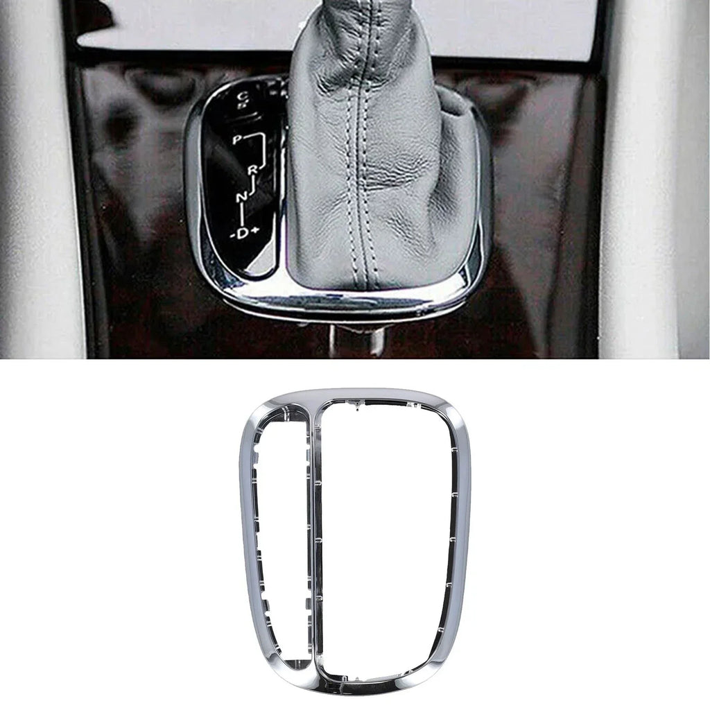 Chrome Gear Shift Panel Cover Trim for Benz C W203 C230 C320 (2000–2007)