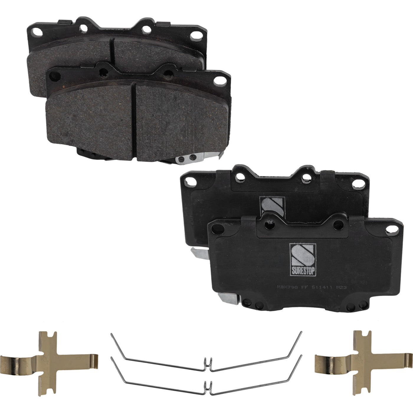 Front Brake Disc Rotors and Pads Kit for Toyota Tacoma (2000–2002)