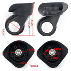 Set of 4 Swivel Wheels for Universal Suitcase Luggage Trolley