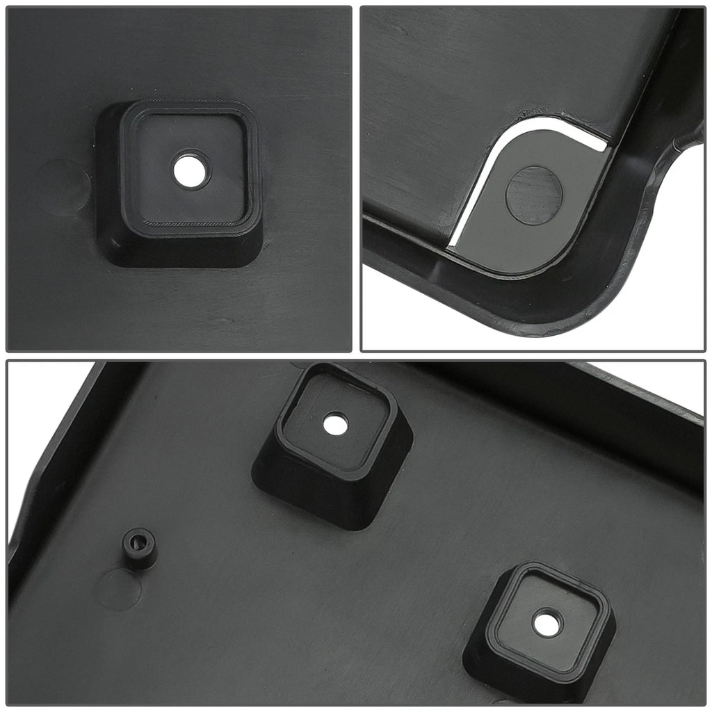 License Plate Mounting Bracket for Lexus ES300H (2016–2018) Black Polypropylene