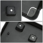 License Plate Mounting Bracket for Lexus ES300H (2016–2018) Black Polypropylene