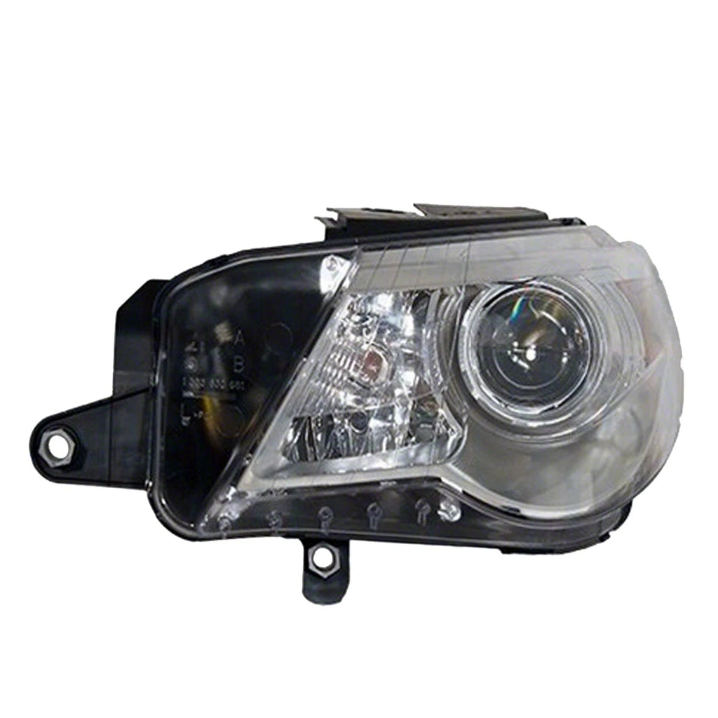 Driver HID Headlight Lens Housing with Curve Lighting for Jeep Wrangler (2018–2024)