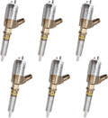 Set of 6 Fuel Injectors for Caterpillar C6.6 (M313D M316D)