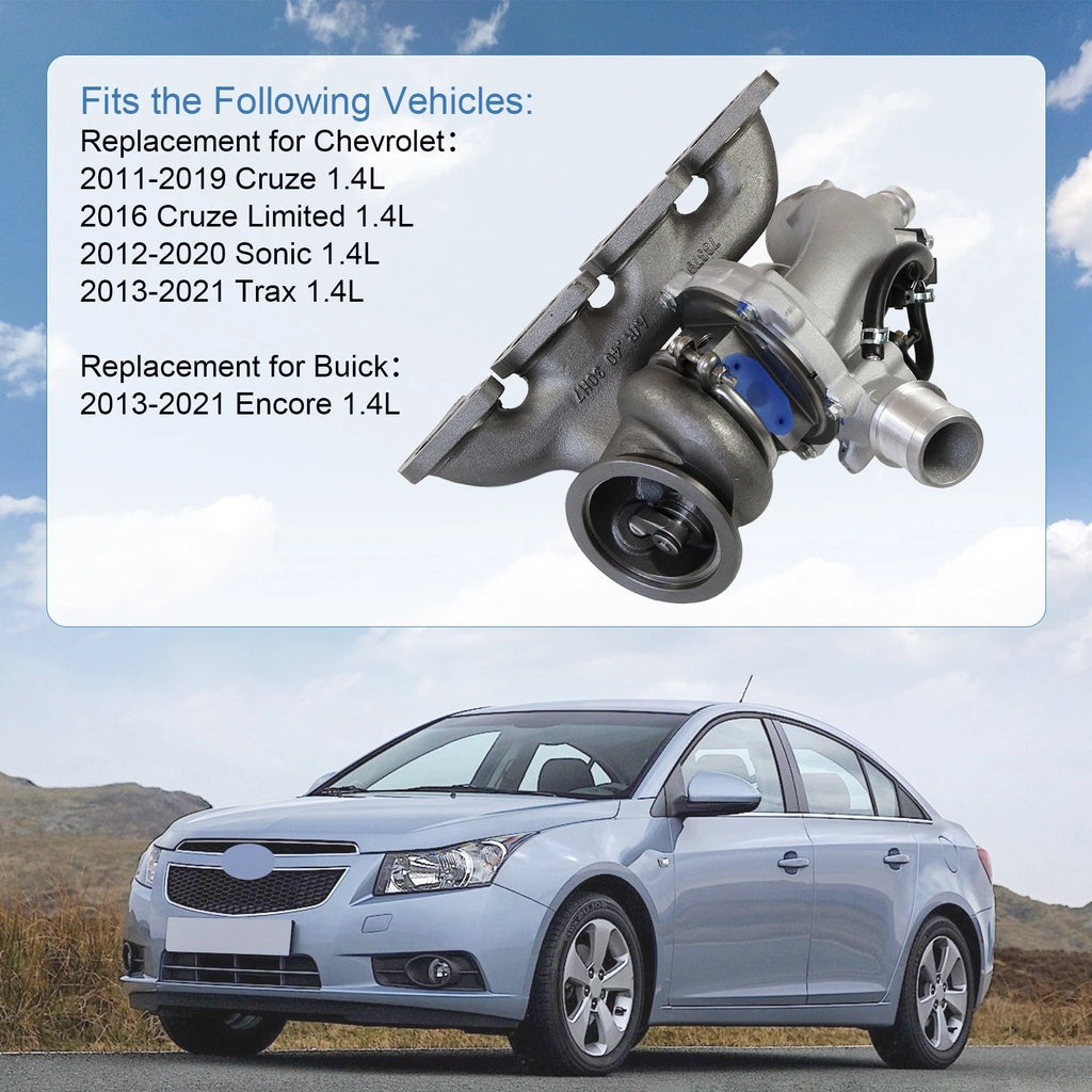Turbocharger for Buick Encore, Chevy Cruze, Sonic, Trax (2013-2020)