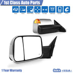 Heated Power Towing Mirrors for Ram 1500 2500 Classic (2013–2018)