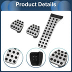 Manual Footrest Pedals Cover for Mercedes Benz C Class (2007-2014)