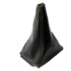 Manual Shift Boot for Jeep Wrangler (2003–2006) Yellow Stitch Leather Synthetic