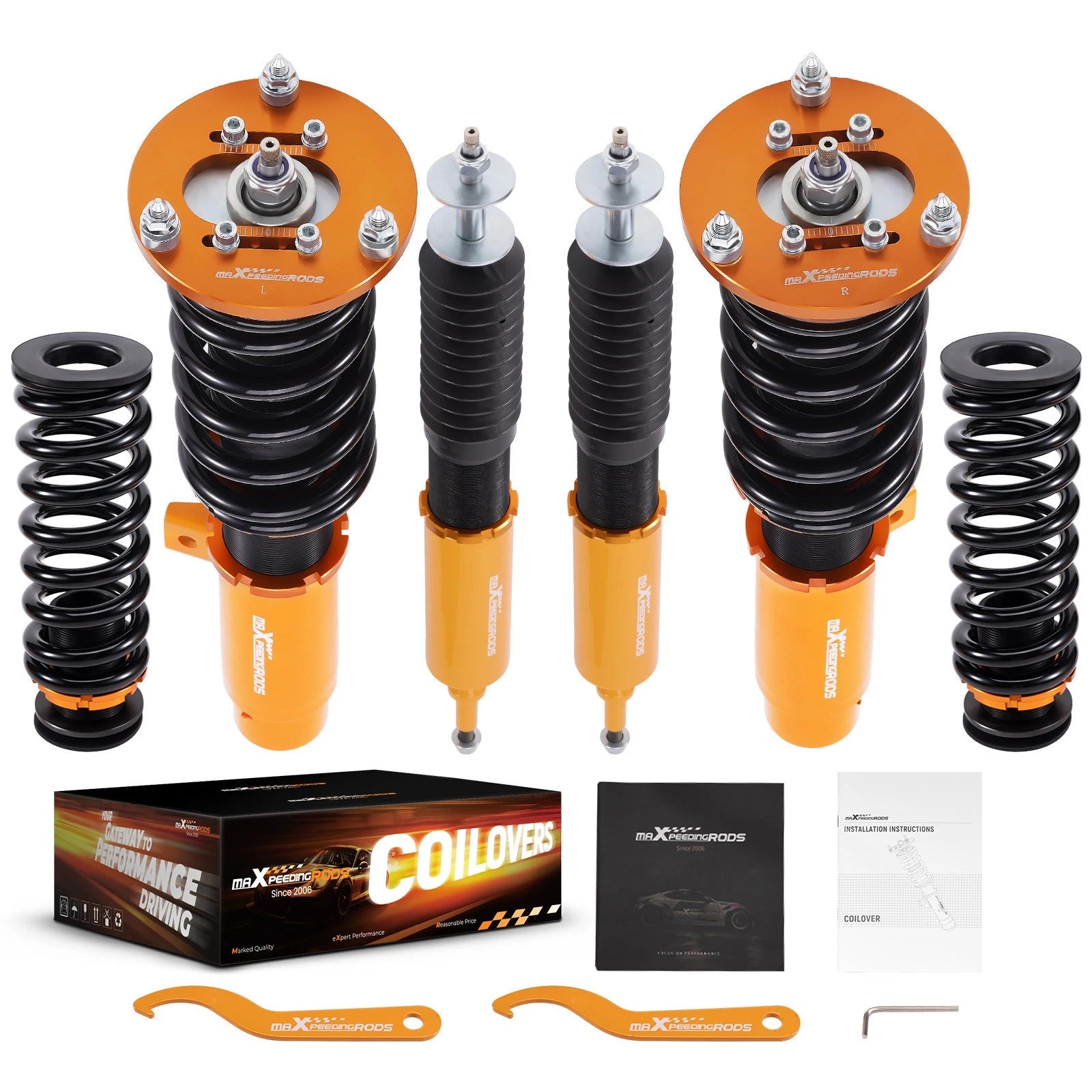24 Click Damper Coilovers Suspension Struts Kit for BMW E82 E88 128i/135i (2008–2013)