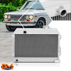 3-Row Aluminum Racing Radiator for Datsun 510 SRL311/SR/521 (1968–1973)