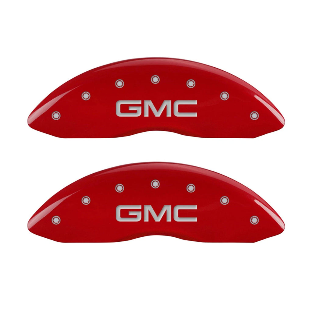Set of 4 Red Caliper Covers for GMC Savana 2500 (2003–2010)