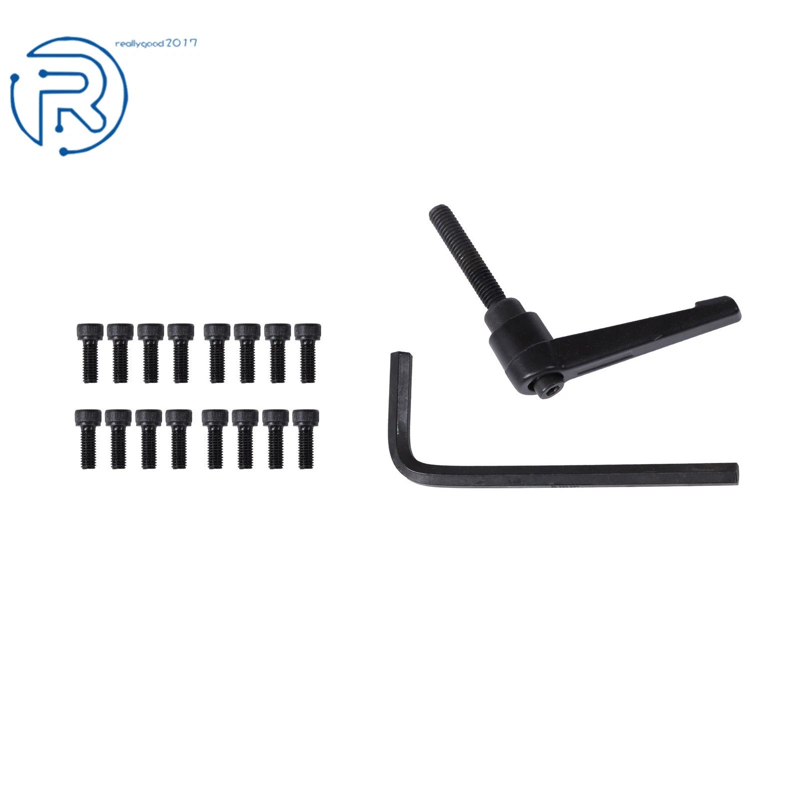 2Pcs Linear Shaft Rail with 4Pcs Square Type Bearings for Universal Use