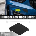 Tow Eye Hook Cover Cap for BMW 550i (2011–2017) - Black